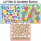 Scrabble Letter Tiles Clip Art by Digital Classroom Clipart