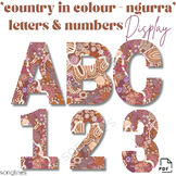 Letters & Numbers Display |CIC | Indigenous Aboriginal Alp