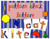 Letters Pattern Blocks