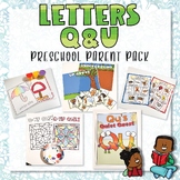 Letters Q and U