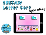 Letters R and O Digital Seesaw Beginning Sound Sort