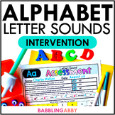 Kindergarten Reading Intervention Letter Sounds - Phonemic