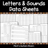 Letters & Sounds Data Sheets (Identification, Sounds, Dipt