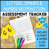 Letters, Sounds & Number Recognition Assessment Tracker