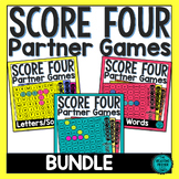 Letters & Sounds, Sight Words, and CVC Word Partner Games BUNDLE