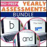 Letters, Sounds, Sight Words and Math Assessments Bundle