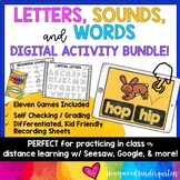 Letters, Sounds, and CVC Words Digital Resource BUNDLE for