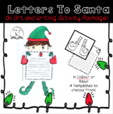 Letters To Santa- An Easy Elf Art and Literacy Christmas Package!
