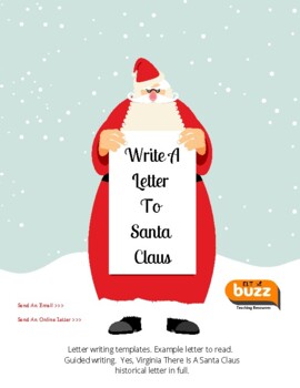 Preview of Letters To Santa. Christmas. Writing. Reading. Holidays. Templates. ELA. ESL EFL