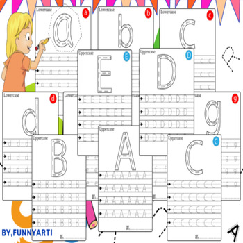 Letters Tracing Alphabet Worksheets by teacher silina | TPT