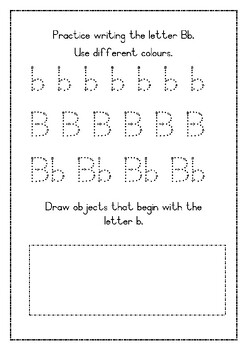 Letters a - j letter formation worksheets by MrsParrTeaches | TPT