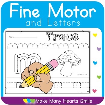 Preview of Letters and Fine Motor Skills Worksheets   MHS103