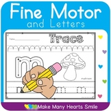 Letters and Fine Motor Skills Worksheets   MHS103