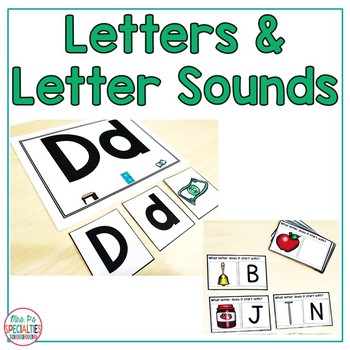 Preview of Letters and Letter Sounds Unit  Special Ed Literacy Unit  (Autism Resource)