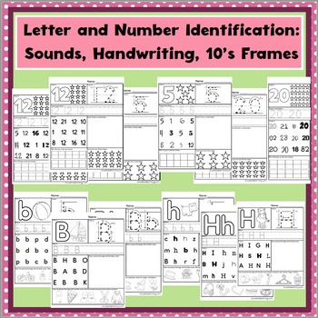 Preview of Alphabet Letters and Numbers 1-20: Summer Review and Kindergarten Prep