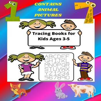Preview of Letters and Numbers Handwriting Workbook for Children
