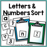 Letters and Numbers Sort