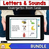 Letters and Sound Practice with Boom Cards for Distance Le