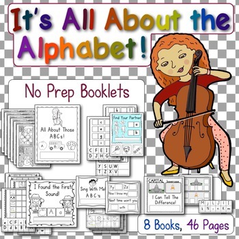 Preview of Letters, Sounds, & Skills: It’s All About the Alphabet -Fun Student Made Books