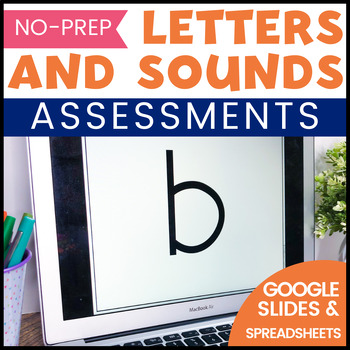 Preview of Letter Names and Sounds Assessment | Kindergarten and First Grade