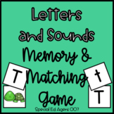 Letters and Sounds Memory & Matching Game