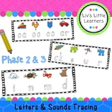 Letters and Sounds Phase 2 & 3 Letter Formation Tracing Cards
