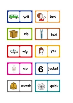 Letters and Sounds phonics: Phase 3 words dominoes. 6 SETS. | TPT