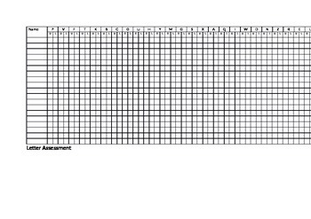 Letter and Sound Assessment Tracker (with flashcards) by Ellyn Rosanoff