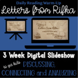 Letters from Rifka Daily Warm-Up to build Background Knowl