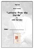 Letters from the Inside by John Marsden novel study