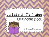 Preschool Classroom Name Book