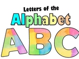 Letters of the ALPHABET / Letras del ABECEDARIO