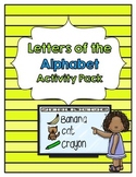 Letters of the Alphabet Activity Packet