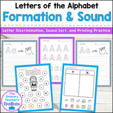 Letters of the Alphabet: Letter Formation, Printing Practi