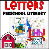 Letters on the Farm- Preschool and Kindergarten Literacy