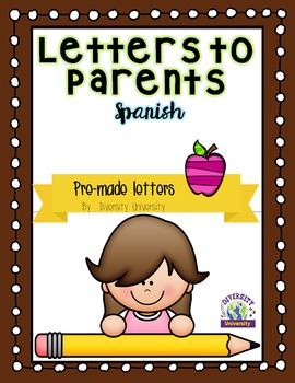 Preview of Letters to Parents Spanish