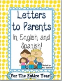 Letters to Parents in English and Spanish