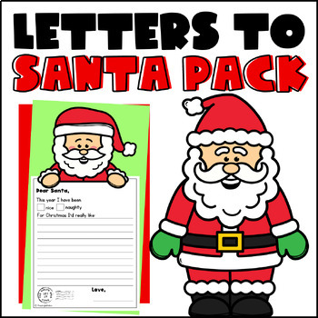 Preview of Letters to Santa & Christmas Wish List