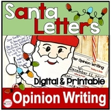 Letters to Santa Using Opinion Writing | Christmas Writing