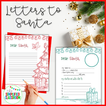 Preview of Letters to Santa with Mail Stamps