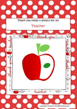 Letters to Teachers (from students) USA VERSION by TeachEzy | TPT