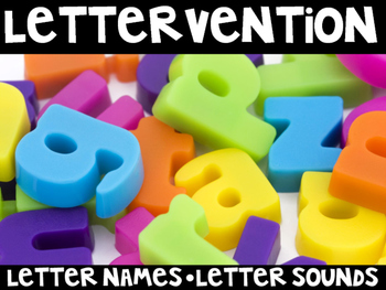 Preview of Lettervention: Kindergarten Letter Intervention Curriculum
