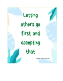 Letting others go first