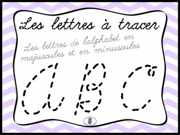 Preview of Lettre à tracer - cursive