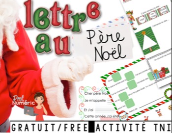 Preview of Lettre au père Noël - GRATUIT