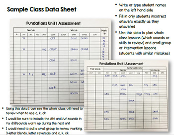 Preview of Level 1 Assessment Trackers  - Editable