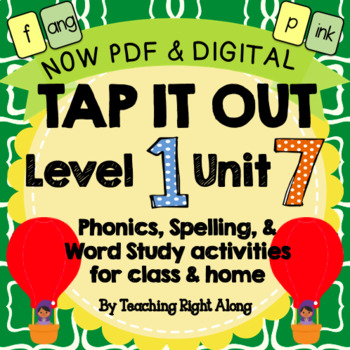 Preview of Level 1 First Grade Phonics Unit 7 | -NG & -NK Glued Sounds