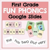 Level 1 Fun Phonics Google Slides: Units 1-14 BUNDLE