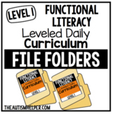 Level 1 Functional Literacy Leveled Daily Curriculum FILE 