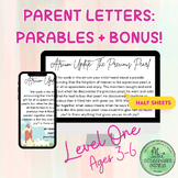 Level 1 Parables Parent Letter Handout Catechesis of the G